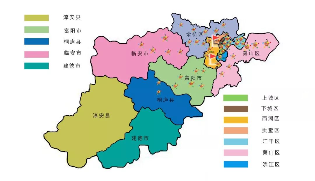 最新杭州地图,最新杭州地图，解读杭州的城市发展与变迁