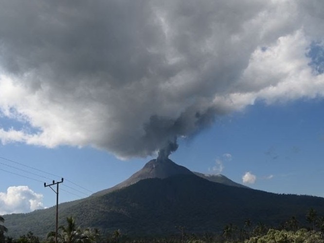 印尼火山爆发最新消息